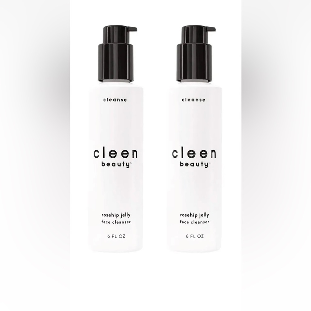 2x Brand New Cleen Beauty Rosehip Cleanser, 6 fl oz each